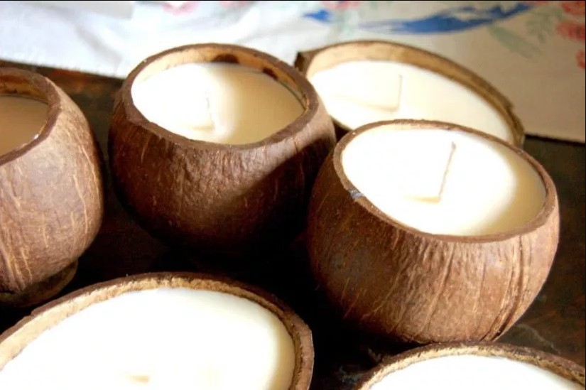 Bahan kolase Batok kelapa